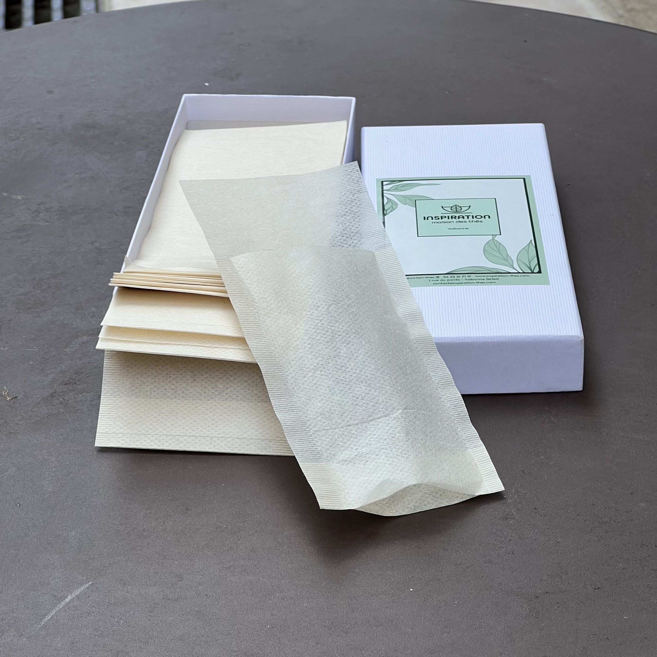 Filtres papier biodégradable pour tasse à thé x100 - Le Sourire du Gourmet
